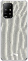 6F hoesje - geschikt voor OPPO A94 5G -  Transparant TPU Case - Sandy #ffffff