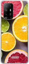 6F hoesje - geschikt voor OPPO A94 5G -  Transparant TPU Case - Citrus Fruit #ffffff