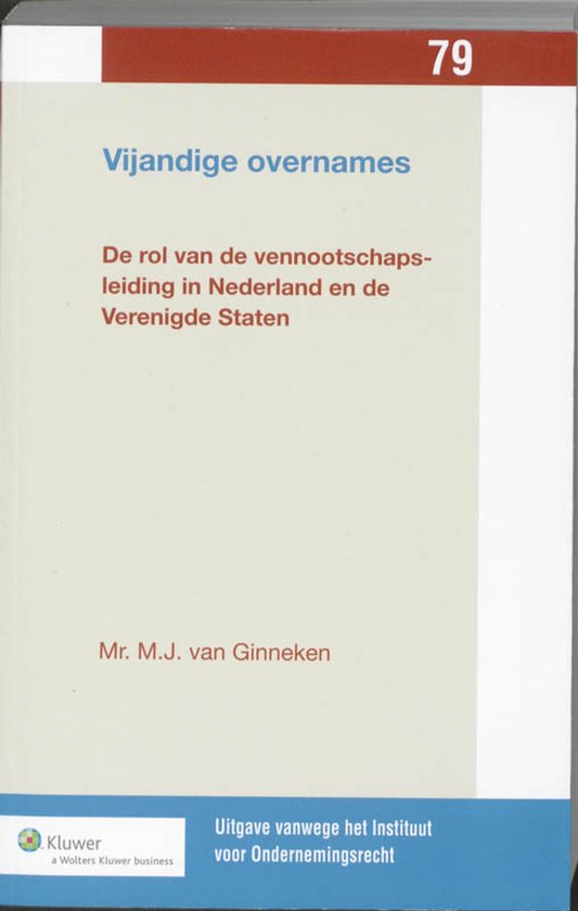Uitgaven vanwege het Instituut voor Ondernemingsrecht, Rijks ... - cover