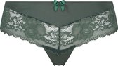 Hunkemöller Lingerie Dames Brazilian Maya  - Groen - maat XS