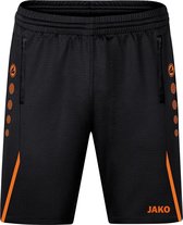 Jako Challenge Trainingsshort Kinderen - Zwart / Fluo Oranje