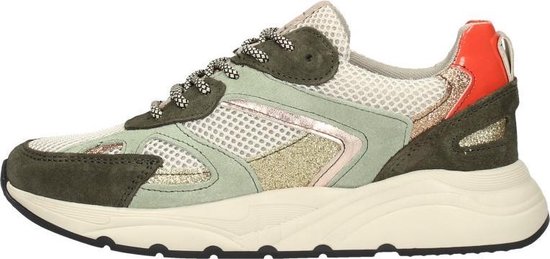 Sub55 Dames sneakers Sneakers Laag - Groen - Maat 37 | bol