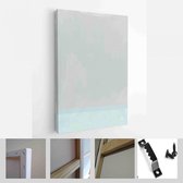 Set van abstracte handgeschilderde illustraties voor wanddecoratie, briefkaart, Social Media Banner, Brochure Cover Design achtergrond - moderne kunst Canvas - verticaal - 19069264