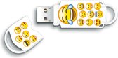 Integral INFD16GBXPREMOJI USB flash drive 16 GB USB Type-A 2.0 Wit, Geel