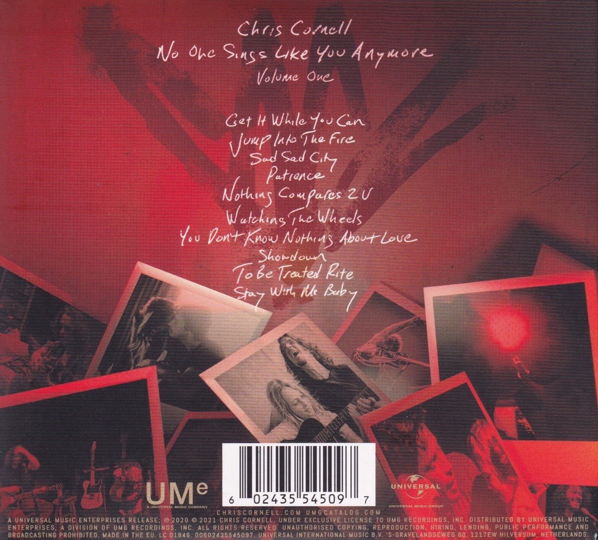 Chris Cornell - No One Sings Like You Anymore (CD), Onbekend | CD ...