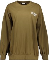 Noisy may Trui Nmlove L/s O-neck Sweat 27019241 Dark Olive/be Noisy B Dames Maat - M