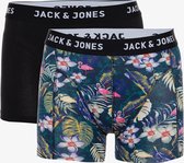 JACK & JONES Jacsummer trunks (2-pack) - heren boxers normale lengte - zwart - Maat: L