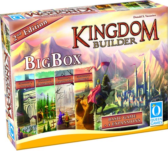 Boek: Kingdom Builder 2nd Edition Big Box (ENG), geschreven door Queen Games