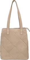 Shabbies Amsterdam Shopper nubuck patchwork L light grey