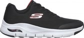 Skechers  - ARCH FIT - Black Red - 47.5