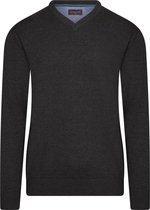 Cappuccino Italia - Heren Sweaters Pullover Charcoal - Grijs - Maat S