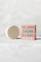 Solid Hair Shampoo voor Volume & Versterkend Haar [Maca Extract, Zeezout & Ricinus]