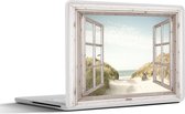 Sticker pour ordinateur portable - 11,6 pouces - Transparent - Plage - Mer