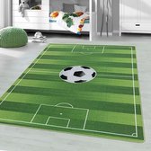 Voetbalkleed - Pleun Voetbalveld Groen 140x200cm