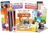 Bijbelpakket voor kinderen - kleuren, lezen en puzzelen over de Bijbel - basisschoolleeftijd
