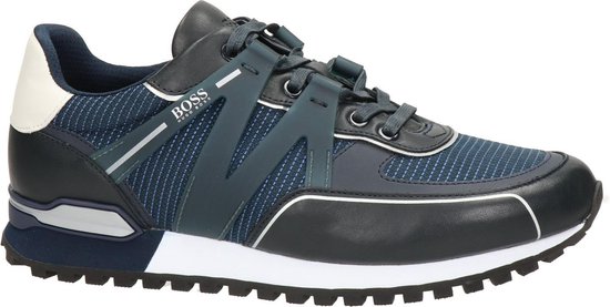 Hugo Boss Parkour L Runner heren sneakers - Blauw - Maat 43 | bol.com