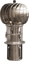 Schoorsteenkap RVS PRO Ø150mm kantelbaar