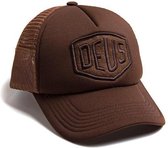 DEUS Fleece Shield Trucker cap - Brown