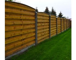 Intergard Hout beton schutting schuifsysteem toog 220x197cm (per set)