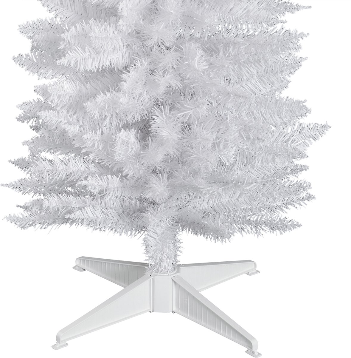 ChristmasGoodz - Kunstkerstboom - Smalle Kunstkerstboom - Smalle kerstboom - Wit - 180 cm – foto 3