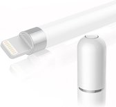 Magnetische anti-verloren potloodkap Stylus Pen Beschermkap voor Apple Pencil 1 (wit)