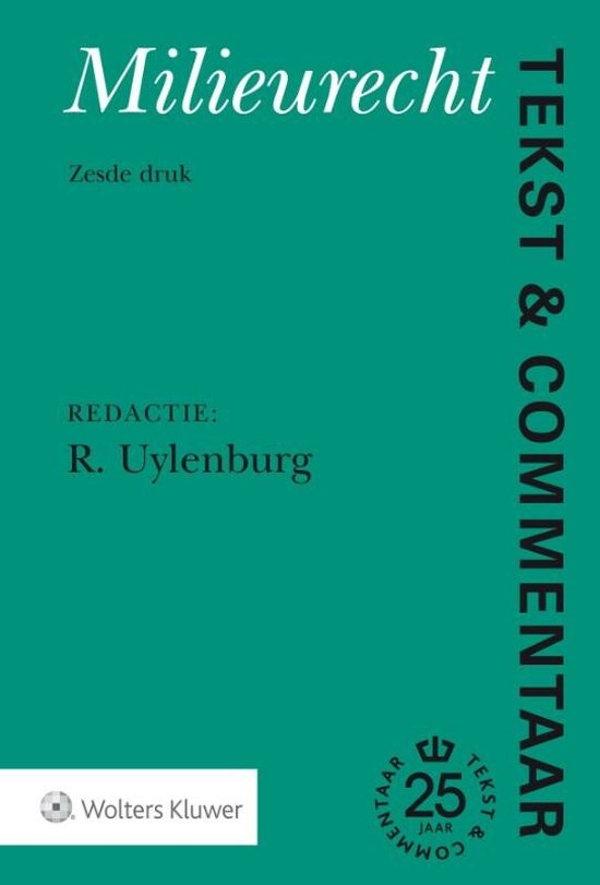 Tekst & Commentaar - Milieurecht - cover