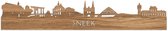 Skyline Sneek Eikenhout - 100 cm - Woondecoratie design - Wanddecoratie - WoodWideCities