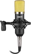 Studio microfoon voor pc of mixer - Vonyx CM400B - incl. shockmount