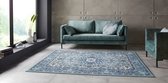 Rond Perzisch tapijt - Mirkan Skazar Blauw Ø 160cm