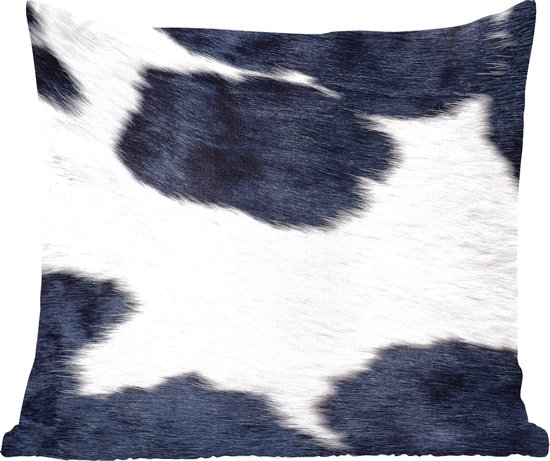 Sierkussen - Van Een Zwart-witte Koeienhuid - Multicolor - 60 Cm X 60 Cm