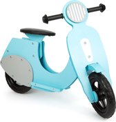Houten loopfiets - Balansfiets - blauw Bella Italia - Houten speelgoed vanaf 3 jaar