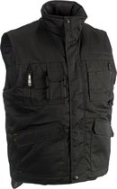 Herock Donar bodywarmer Lange rug (0902) - Zwart - S