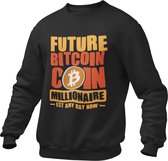 Crypto Kleding - Future Bitcoin Millionaire - Trui / Sweater