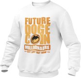Crypto Kleding - Future Doge Coin Millionaire - Trui / Sweater