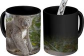 Magische Mok - Foto op Warmte Mok - Koala - Hout - Planten - 350 ML