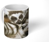 Mok - Apen - Dieren - Ringstaartmaki's - 350 ML - Beker