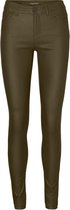 Vero Moda Broek Vmseven Nw Ss Smooth Coatclr Pant 10160210 Dark Olive Dames Maat - W25 X L34