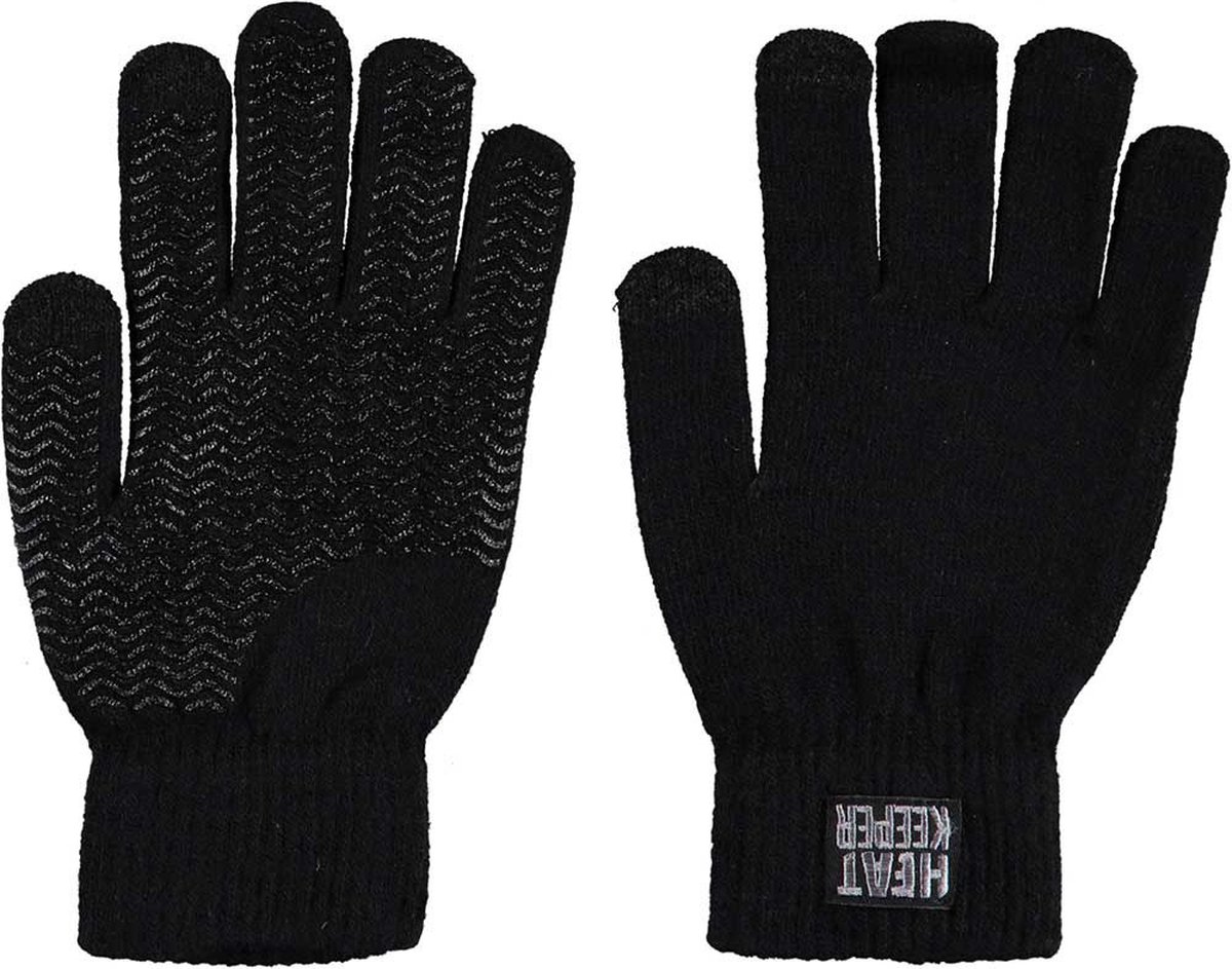 Heat Keeper thermo handschoenen voor kinderen – Warme handschoenen voor jongens/meisjes 9-12 jaar Zwart