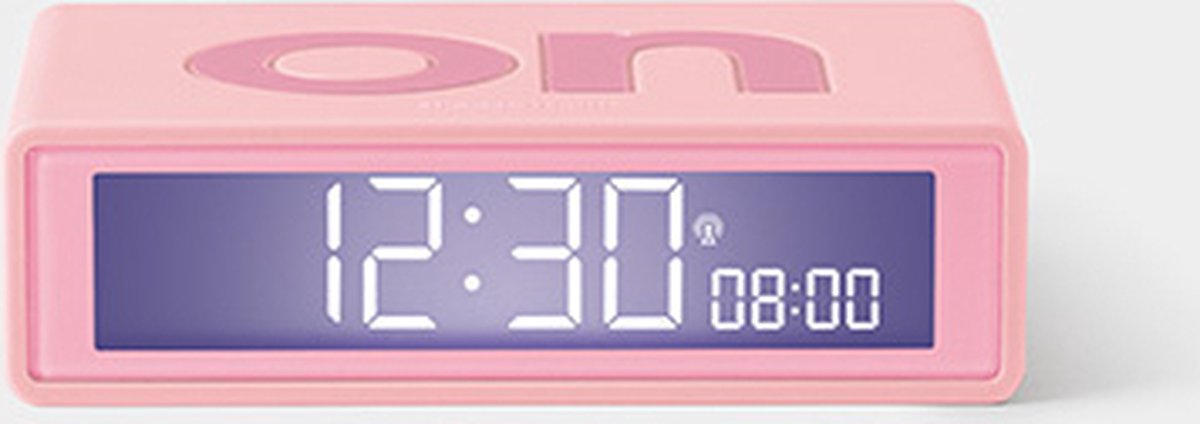 Lexon Flip+ Digitale Wekker ON OFF - Roze | bol.com