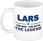 Nom cadeau Lars - L'homme, le mythe la légende tasse à café / tasse 300 ml - nom / noms tasses - Cadeau pour anniversaire / fête des pères / retraite / succès / merci