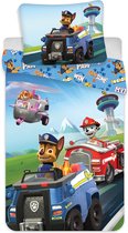 PAW Patrol dekbedovertrek - Eenpersoons - 140 x 200 cm - Katoen