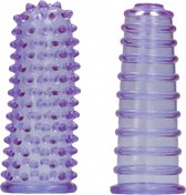 Lust Finger - Soft and Bumpy Sleeves - Purple