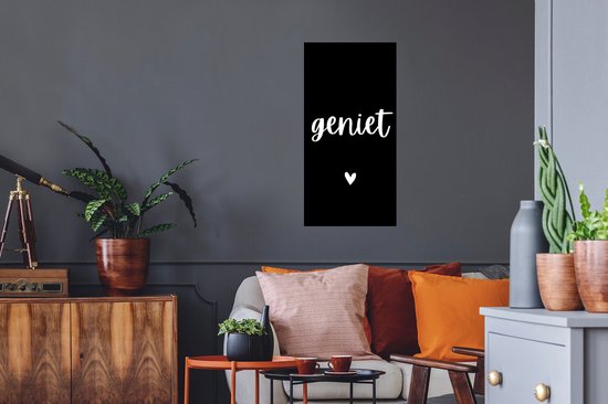 Stickers muraux - Citations - Proverbes - Enjoy - 40x80 cm - Film adhésif