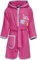 Playshoes - Badjas voor meisjes - Flamingo - Roze - maat 110-116cm