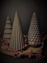 Brynxz set van 3 xmas statue black-gold L