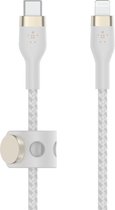 Belkin BOOST CHARGE™ Braided USB-C naar Apple iPhone Lightning - 3m - Wit