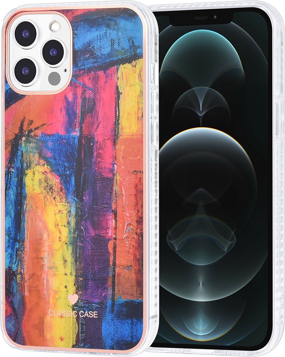 UNIQ Classic Case iPhone 12 Pro Max TPU Backcover hoesje - Graffiti Art