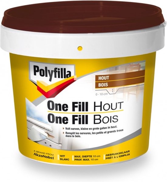 Polyfilla One Fill Hout 0.5L bol
