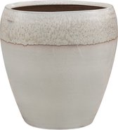 Plantenwinkel Pot Amora Lava grey 37x37 cm bloempot voor binnen