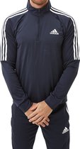 Adidas Sereno Trainingstop / Sporttrui - Met Rits - Blauw Heren - Maat L